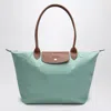 Longchamp Celadon Coloured Le Pliage Original L Bag