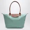 Longchamp Celadon Coloured Le Pliage Original L Bag