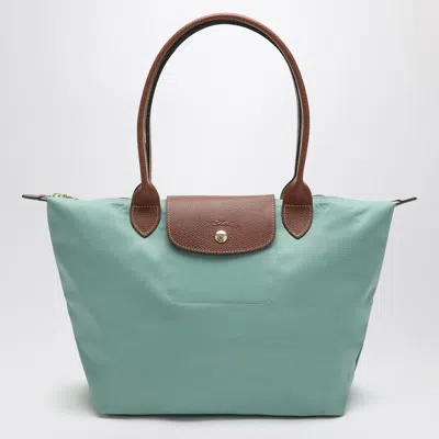 Longchamp Celadon Coloured Le Pliage Original M Bag