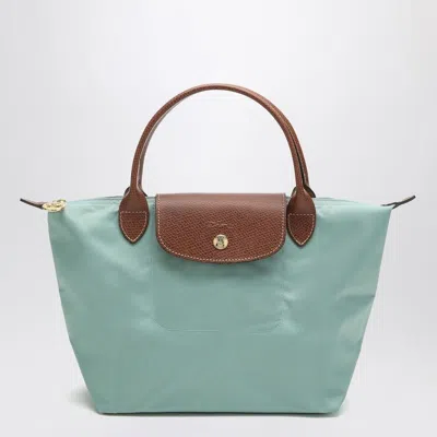 Longchamp Celadon Coloured Le Pliage Original S Bag In Green
