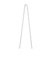 Longchamp Chain Shoulder Strap In Silver