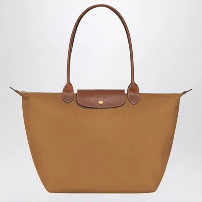 Longchamp Chamois Coloured Le Pliage Original L Bag