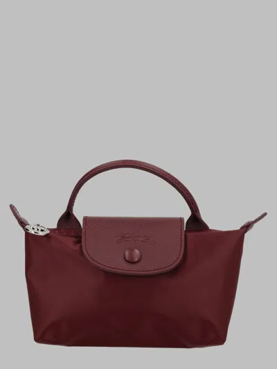 Longchamp Chic Mini Handbag For Women - Fw26 Collection In Burgundy