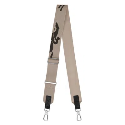 Longchamp Clay Canvas Shoulder Strap