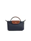 Longchamp Clutch Bag With 'le Pliage Original' Handle