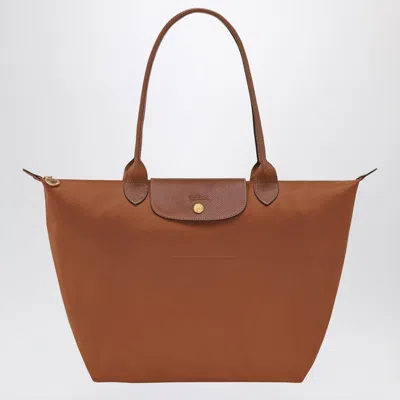 Longchamp Cognac-coloured Le Pliage Original L Bag