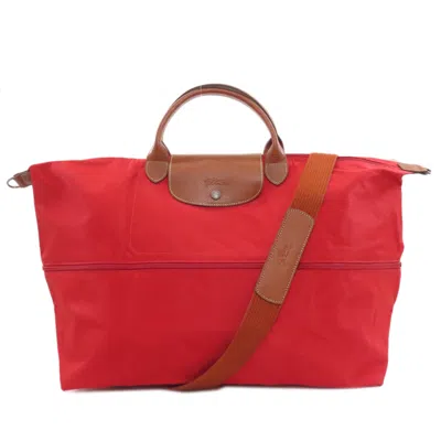 Pre-owned Longchamp Color Nylon Boston Bag () In Multi