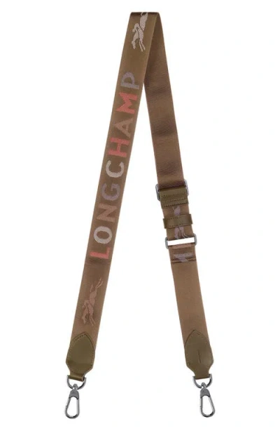 Longchamp Colors Canvas Shoulder Strap In Artichoke