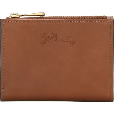 Longchamp Compact Épure Timeless Leather Trifold Wallet