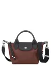 Longchamp Compact Structured Tote Bag With Top Handle And Adjustable Strap In Grey