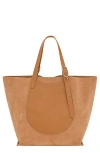 Longchamp Complice Soft Leather Open Tote In Brown