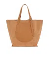 Longchamp Complice Soft Leather Open Tote In Blue