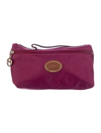 Pre-owned Longchamp Cosmetic Bag In Pink