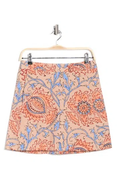 Longchamp Cotton Blend Miniskirt In Blue