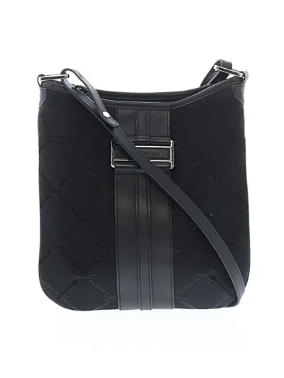 Pre-owned Longchamp Crossbody Bag In Black