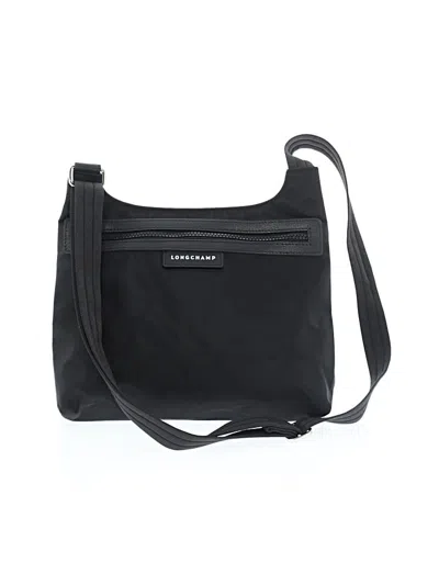 Pre-owned Longchamp Crossbody Bag In Black