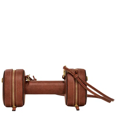 Longchamp Adjustable Shoulder Strap Shoulder Bag In Brown