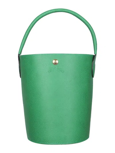 LONGCHAMP LONGCHAMP "CUIR DE RUSSIE" BUCKET BAG