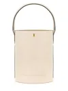 Longchamp Cuir De Russie Bucket Bag In White