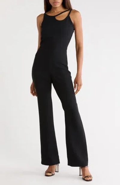 Longchamp Cutout Jumpsuit In Black