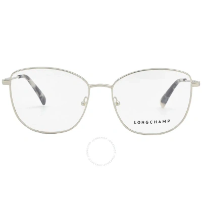 Longchamp Demo Butterfly Ladies Eyeglasses Lo2136 730 55 In Gold / Ivory