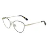 Longchamp Demo Cat Eye Ladies Eyeglasses Lo2143 400 53 In Silver