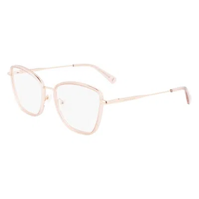 Longchamp Demo Cat Eye Ladies Eyeglasses Lo2150 610 55 In Gold