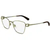 Longchamp Demo Cat Eye Ladies Eyeglasses Lo2162 710 54 In Green