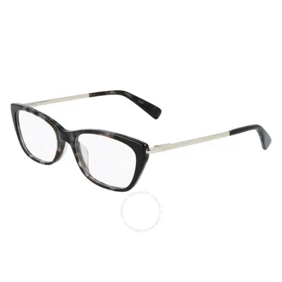 Longchamp Demo Cat Eye Ladies Eyeglasses Lo2639 010 52 In Black