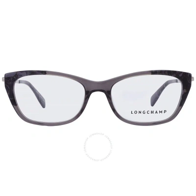 Longchamp Demo Cat Eye Ladies Eyeglasses Lo2639 036 52 In Slate