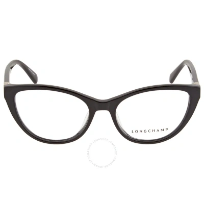 Longchamp Demo Cat Eye Ladies Eyeglasses Lo2664 001 52 In Black