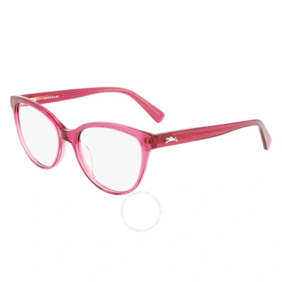 Longchamp Demo Cat Eye Ladies Eyeglasses Lo2688 609 52 In Red.