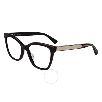 Longchamp Demo Cat Eye Ladies Eyeglasses Lo2689 500 53 In Black
