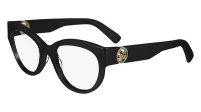 Longchamp Demo Cat Eye Ladies Eyeglasses Lo2728 001 53 In Black