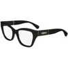 Longchamp Demo Cat Eye Ladies Eyeglasses Lo2742l 001 52 In Black