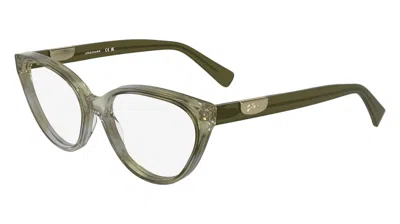 Longchamp Demo Cat Eye Ladies Eyeglasses Lo2764 252 53 In Gray