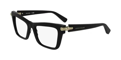 Longchamp Demo Cat Eye Ladies Eyeglasses Lo2766 N 001 53 In Black