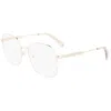 Longchamp Demo Geometric Ladies Eyeglasses Lo2148 771 55 In Gold