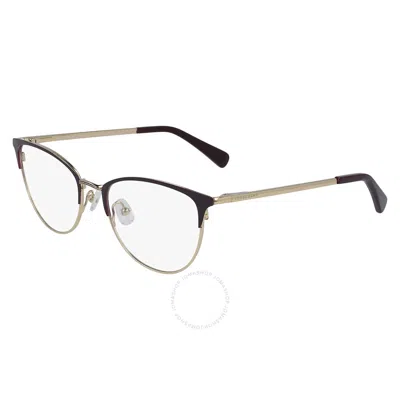 Longchamp Demo Oval Ladies Eyeglasses Lo2120 512 52 In Black