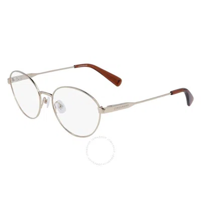 Longchamp Demo Oval Ladies Eyeglasses Lo2154 714 52 In Gold