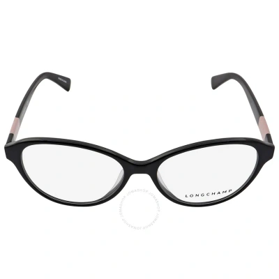 Longchamp Demo Oval Ladies Eyeglasses Lo2656 001 53 In Black
