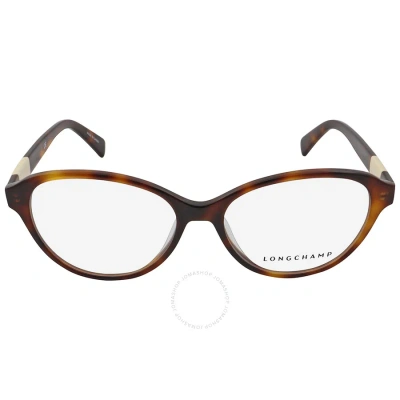 Longchamp Demo Oval Ladies Eyeglasses Lo2656 214 53 In N/a