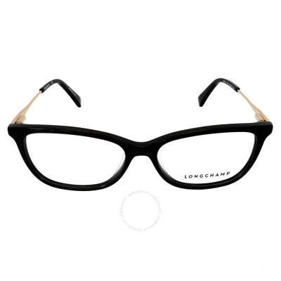 Longchamp Demo Rectangular Ladies Eyeglasses Lo2675 001 54 In Black