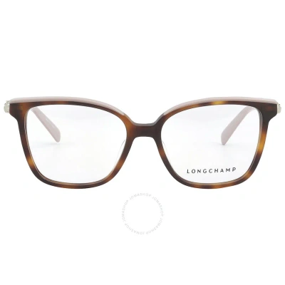 Longchamp Demo Rectangular Ladies Eyeglasses Lo2676 226 52 In Brown