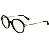 Longchamp Demo Round Ladies Eyeglasses Lo2736 242 50 In Black