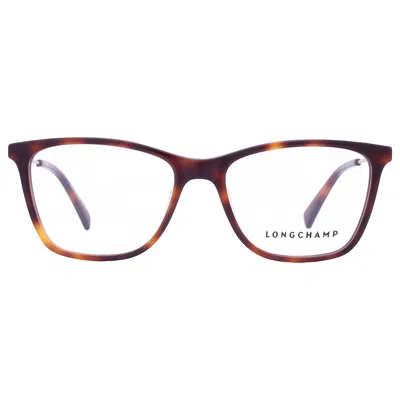 Longchamp Demo Square Ladies Eyeglasses Lo2674 226 52 In Brown