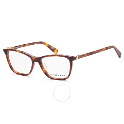 Longchamp Demo Square Ladies Eyeglasses Lo2685 230 51 In Brown