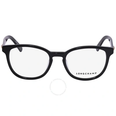Longchamp Demo Square Ladies Eyeglasses Lo2686 001 52 In Black