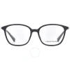 Longchamp Demo Square Ladies Eyeglasses Lo2706 001 52 In Black
