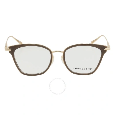 Longchamp Demo Square Unisex Eyeglasses Lo2635 001 52 In N/a